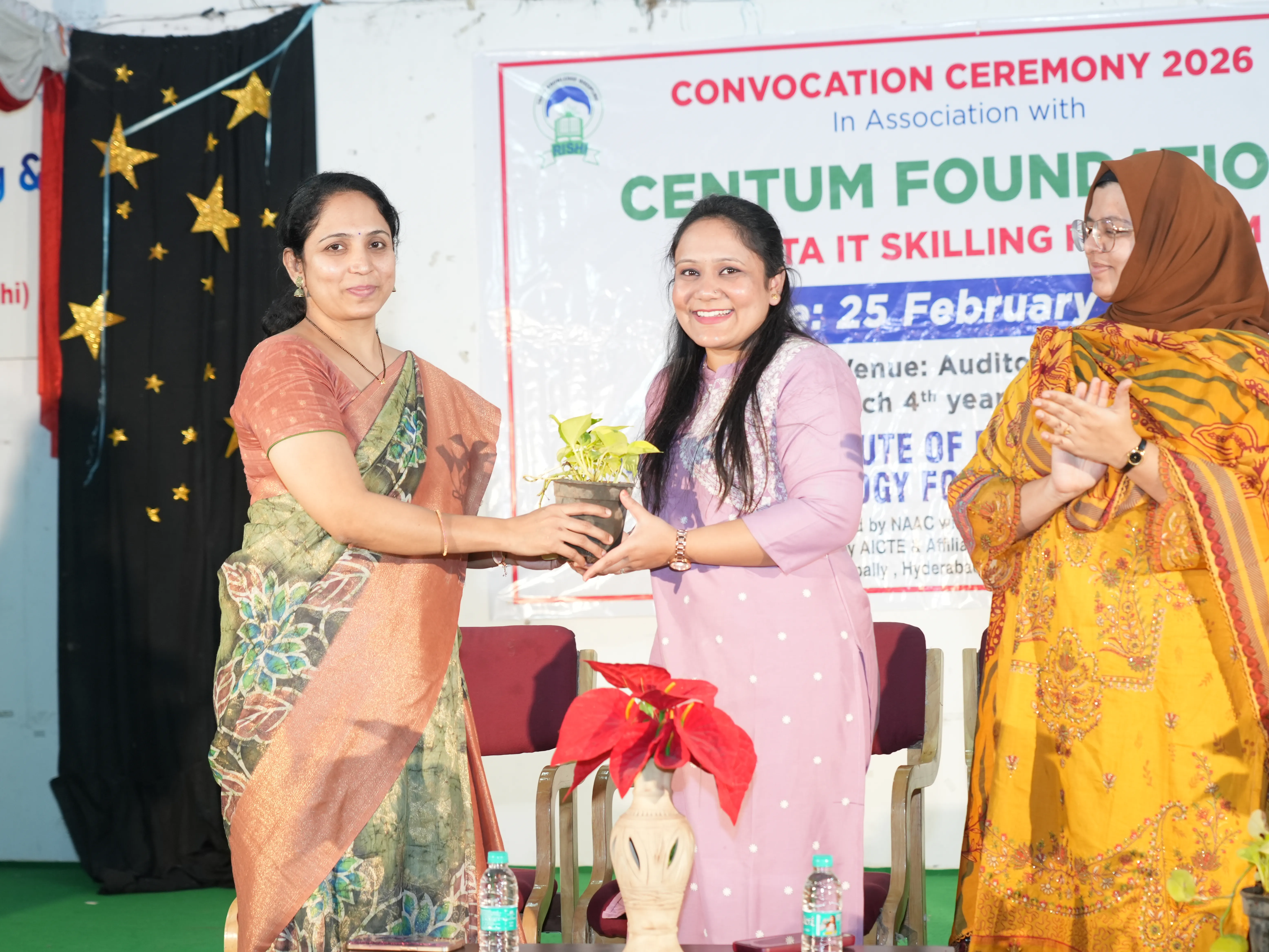 Convocation Ceremony of Sonata CSR through Centrum foundation for 4 th year students - RITW